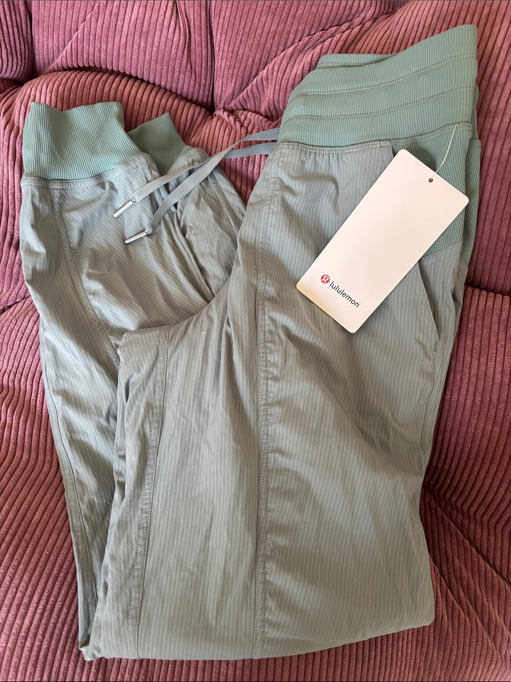 lululemon athletica Sage Green Track Joggers